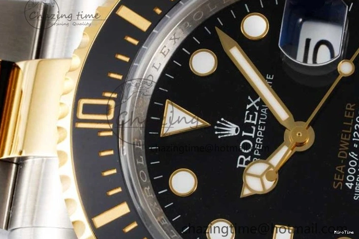 MiroTime 0127 Lightweight Sea-Dweller 126603 APF Best Edition Black Dial on SS YG Bracelet VR 2035